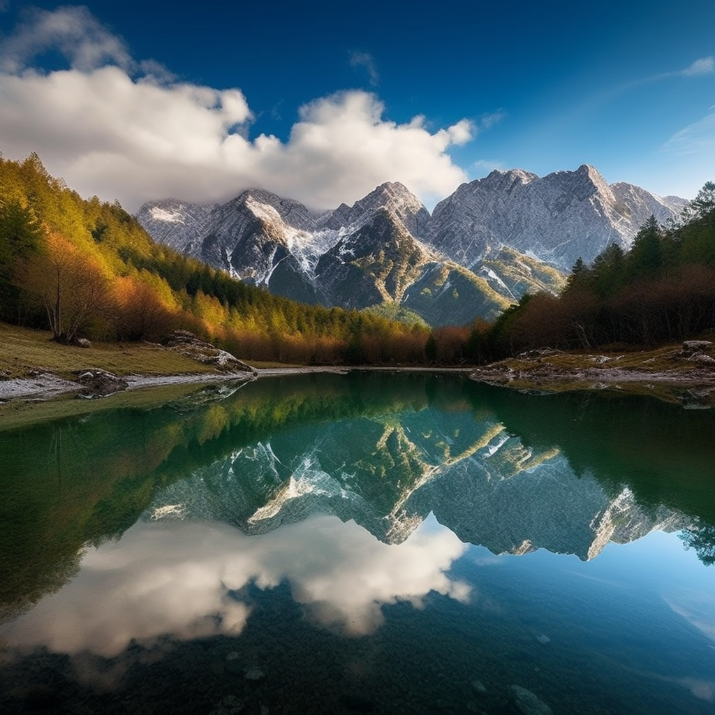 Photo du parcnational de theth, lac et vue sur montagne