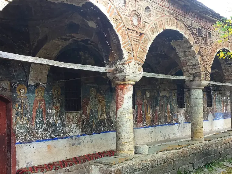 Fresques de l’église Saint-Nicolas de Voskopoja en Albanie