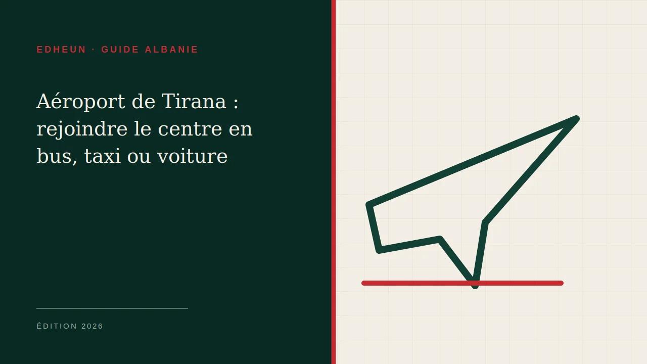Illustration du guide Aéroport de Tirana : rejoindre le centre en bus, taxi ou voiture