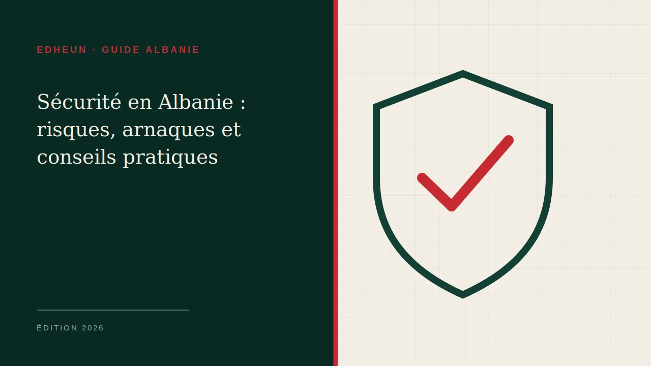 Illustration du guide Sécurité en Albanie : risques, arnaques et conseils pratiques