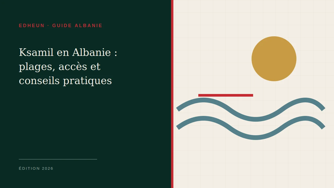 Illustration du guide Ksamil en Albanie : plages, accès et conseils pratiques